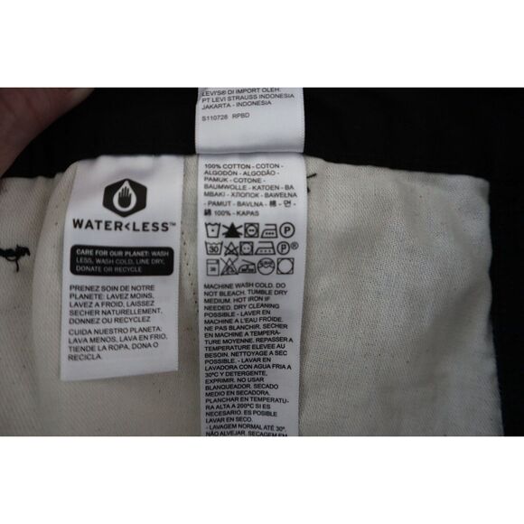 Levi's 232510013 Men's Sz 38 Black Loose-Fit Non-Stretch 9.5" Cargo Shorts - Picture 4 of 7